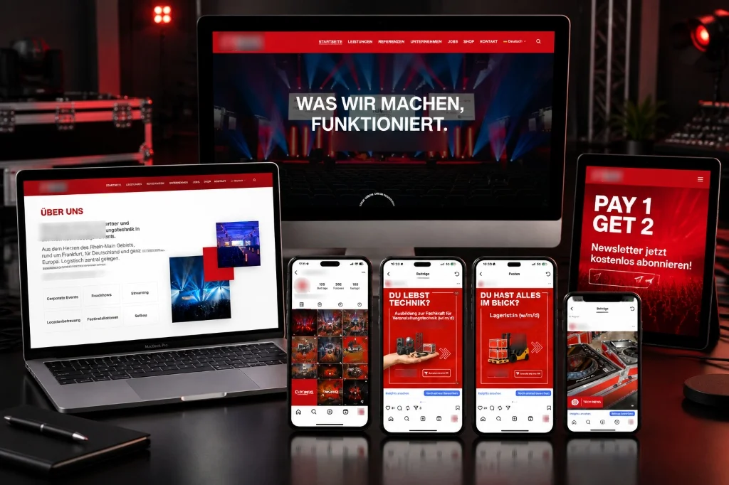 Medienmanagement — Website, Social Media und Corporate Design